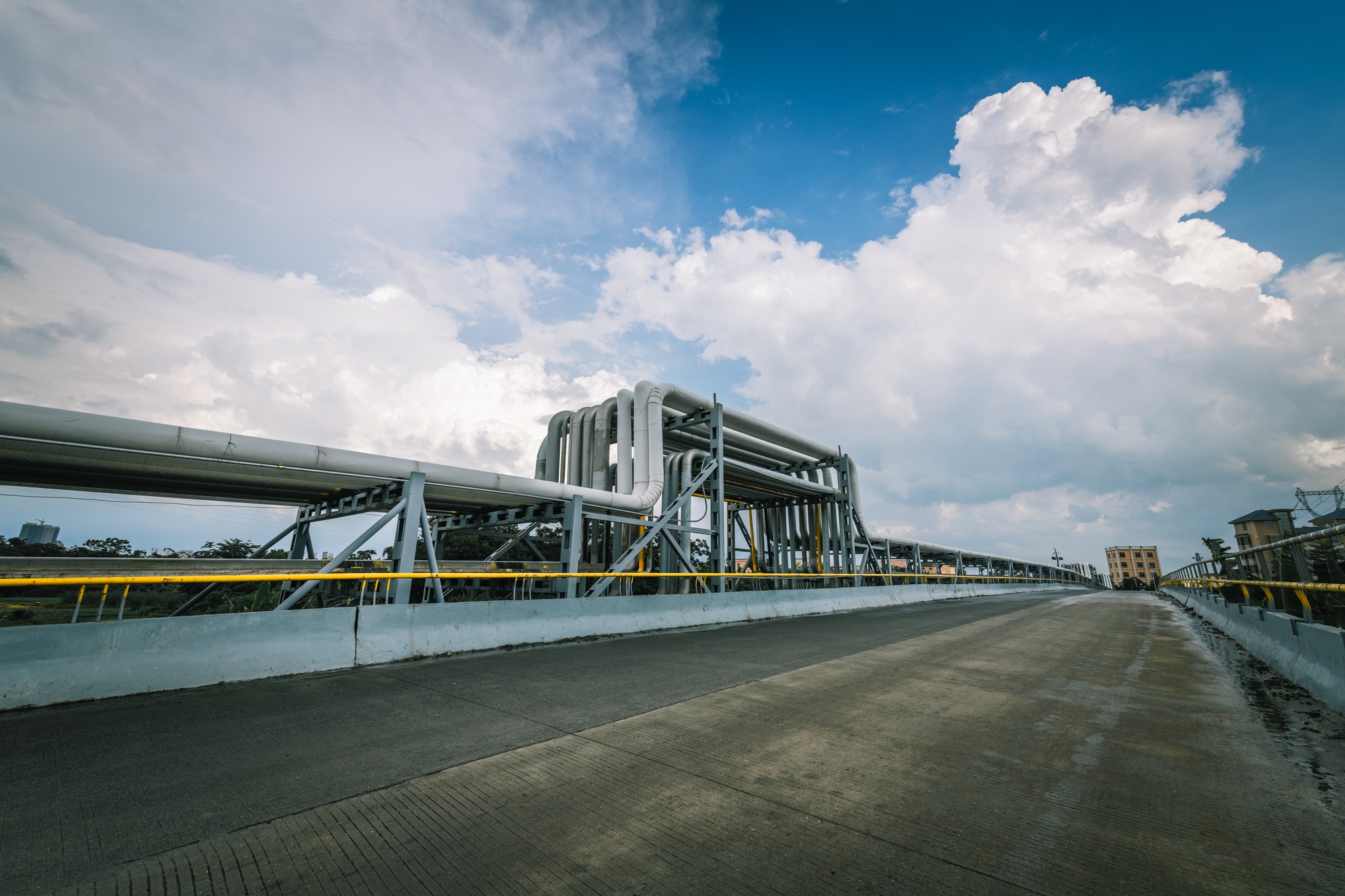 Pipelines and roads